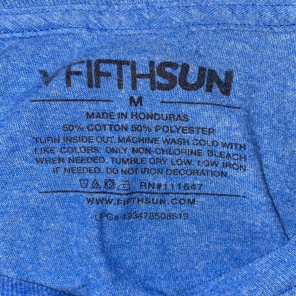 Fifth Sun Distressed NASA Rocket Takeoff Retro Sunset Tee Shirt Unisex Men/Women - Picture 4 of 4